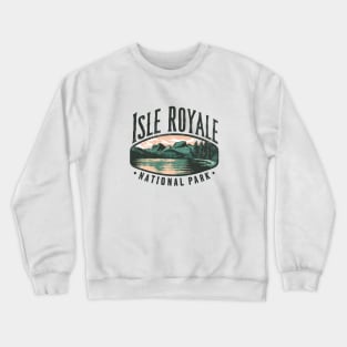 Isle Royale National Park Michigan Crewneck Sweatshirt